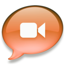 iChat oranje Icon