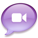 iChat purple Icon