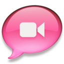 iChat roze Icon