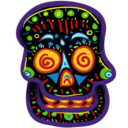 Painted Skull 3 Icon