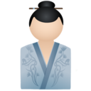 Kimono women blue Icon