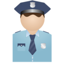 Policeman no uniform Icon