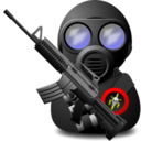 Gas Soldier with Weapon Icon