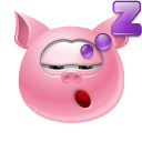 Piggy Sleep Icon