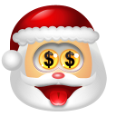 Santa Claus Money Icon