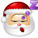 Santa Claus Sleep Icon