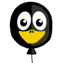 Balloon Tux Icon