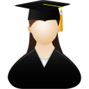 Graduate female Icon