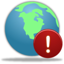 Globe Warning Icon
