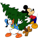 Mickey Mouse Donald Christmas Icon