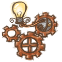 Steampunk Light Icon