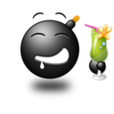 Cocktail Smile Icon