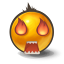 Eyes on fire Icon