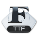 Misc file ttf Icon