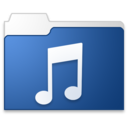 Music blue Icon