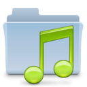 Music Folder Badged Icon