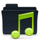 Music Folder Badged Icon