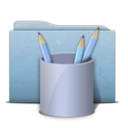 Folder Blue Work Icon