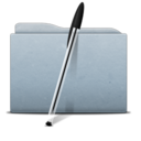 Folder Graphite Bic Icon