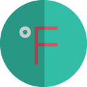 f temperature folded Icon