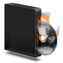 Cd burner burning Icon