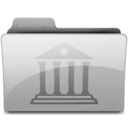 library Grey Icon