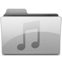 music Grey Icon