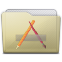 beige folder apps Icon