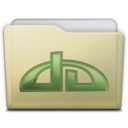 beige folder deviations Icon