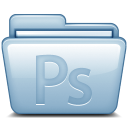 Blue Adobe Photoshop Icon