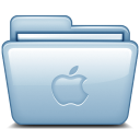 Blue Apple Icon