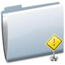 Folder Sign Stop Icon