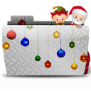 Folder Xmas Santa with Bag Icon