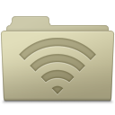 AirPort Folder Ash Icon