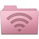 AirPort Folder Sakura Icon