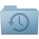 Backup Folder Blue Icon