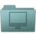 Computer Folder Willow Icon
