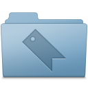 Favorites Folder Blue Icon