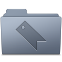 Favorites Folder Graphite Icon