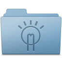 Idea Folder Blue Icon