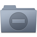 Private Folder Graphite Icon