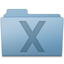 System Folder Blue Icon