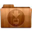 Glossy Downloads Icon