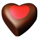 chocolate hearts 03 Icon
