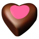 chocolate hearts 11 Icon
