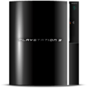 Black Play Station 3 Icon
