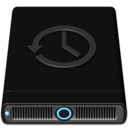 Blue Time Machine Icon