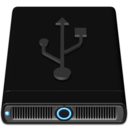 Blue USB Icon