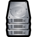 Device Hard Drive Stack Icon