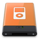 orange ipod w Icon